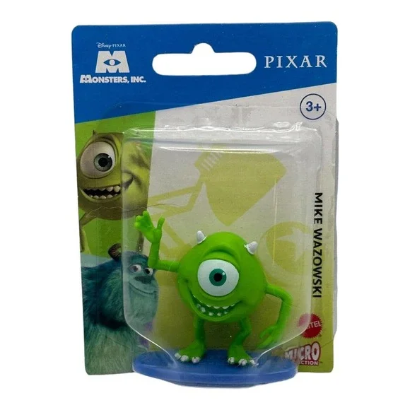 Disney Pixar Monsters Inc. Mike Wazowski Micro Collection Figure Cake Topper - Picture 1 of 6